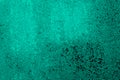 Light green abstract rough background. Old dirty damaged painted wall. Close-up. Turquoise background Royalty Free Stock Photo