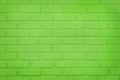 Light green brick concrete wall texture for background and design art work Royalty Free Stock Photo