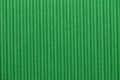 Light green colored corrugated cardboard texture useful as a background Royalty Free Stock Photo