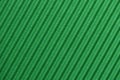 Light green colored corrugated cardboard texture useful as a background Royalty Free Stock Photo