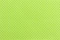 Light Green Perforated Artificial Leather Background Texture