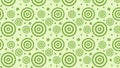 Light Green Seamless Concentric Circles Pattern Background
