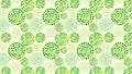 Light Green Seamless Dotted Concentric Circles Pattern Royalty Free Stock Photo