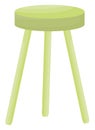 Light green stool, icon