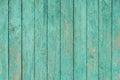 Light green texture background wooden old boards with peeling paint. Royalty Free Stock Photo