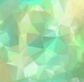 Light Green vector polygon abstract backdrop. Polygonal abstract vector with gradient. Textured pattern for your backgrounds Royalty Free Stock Photo