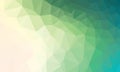 Light Green vector polygon abstract backdrop. Polygonal abstract vector with gradient. Textured pattern for your backgrounds Royalty Free Stock Photo