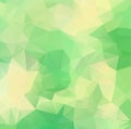 Light Green vector polygon abstract backdrop. Polygonal abstract vector with gradient. Textured pattern for your backgrounds Royalty Free Stock Photo