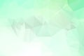 Light Green vector polygon abstract backdrop. Polygonal abstract vector with gradient. Textured pattern for your backgrounds Royalty Free Stock Photo