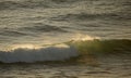 LIGHT ON LIGHT GREEN WATER IN BREAKING WAVE Royalty Free Stock Photo