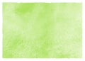 Light green watercolor background with uneven edges