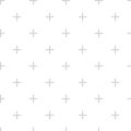 Light grey fashion seamless geometric monochrome cross pattern. Ornament can be used for gift wrapping paper, pattern fills, web Royalty Free Stock Photo