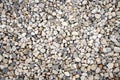 Light grey gravel pattern taken from above Royalty Free Stock Photo