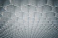 Light grey honeycomb pattern Royalty Free Stock Photo