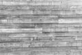 Light Grey Old Log Cabin Wall Texture. Wood texture. Dark Rustic House Log Wall. Horizontal Timbered Background Royalty Free Stock Photo