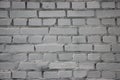Light grey old painted weathered brick wall texture background Royalty Free Stock Photo