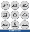 Light headdress icons