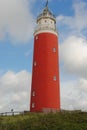 Light house at the island texel Netherlands Royalty Free Stock Photo