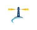 Light House Logo Template icon vector Royalty Free Stock Photo