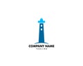 Light House Logo Template icon vector illustration Royalty Free Stock Photo