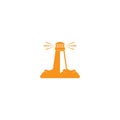 Light house logo vector icon Royalty Free Stock Photo