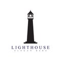 Light House Logo Template vector Royalty Free Stock Photo