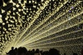 Light Illumination Tunnel show in Japan. Royalty Free Stock Photo