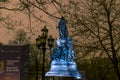 Light installation on Ostrovsky square on the festival of lights