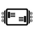 Light junction box icon simple vector. Safety light Royalty Free Stock Photo