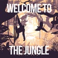 Light Jungle Party Poster