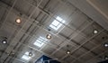 Light lamp ceiling under roof and sky light