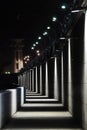 Light lanterns on the embankment