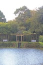 Light On The Long Pond At Forde Abbey, Somerset, UK Royalty Free Stock Photo