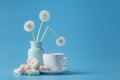 Light marshmallow sweets like dandelion Royalty Free Stock Photo