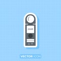 Light meter icon,Flat design element