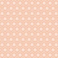 Light modest geometric pattern of small polka dots and arched figures on a white background For textile design, home decor Royalty Free Stock Photo