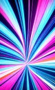 Abstract futuristic background with pink and blue glowing neon moving high speed wave lines and lights. Neon ligths Background. Royalty Free Stock Photo