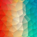 Light Multicolor, Rainbow vector hexagon mosaic cover. Colorful illustration in abstract style with gradient. A new Royalty Free Stock Photo