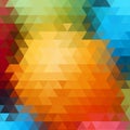 Light Multicolor vector abstract textured polygonal background. Blurry triangle design. Pattern can be used for Royalty Free Stock Photo