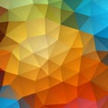 Light Multicolor vector abstract textured polygonal background. Blurry triangle design. Pattern can be used for Royalty Free Stock Photo