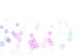 Light Multicolor vector doodle layout with flowers.