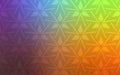 Light Multicolor vector layout with lines, triangles.