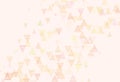 Light Multicolor vector texture with triangular style with circles. Royalty Free Stock Photo