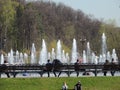 Light and music fountain in Tsaritsyn Singing fountain