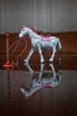 Light Musical Horse Toy Birthday Gift Without Battery White . EahiBaby Glowing Horse Figurine Walking Toy