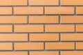 Light orange brick blocks wall texture background Royalty Free Stock Photo