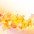 Light orange polygonal abstract background