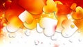 Light Orange Valentine Background Design