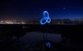 Light painting on El Confital