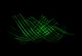 Light Painting in Green Royalty Free Stock Photo